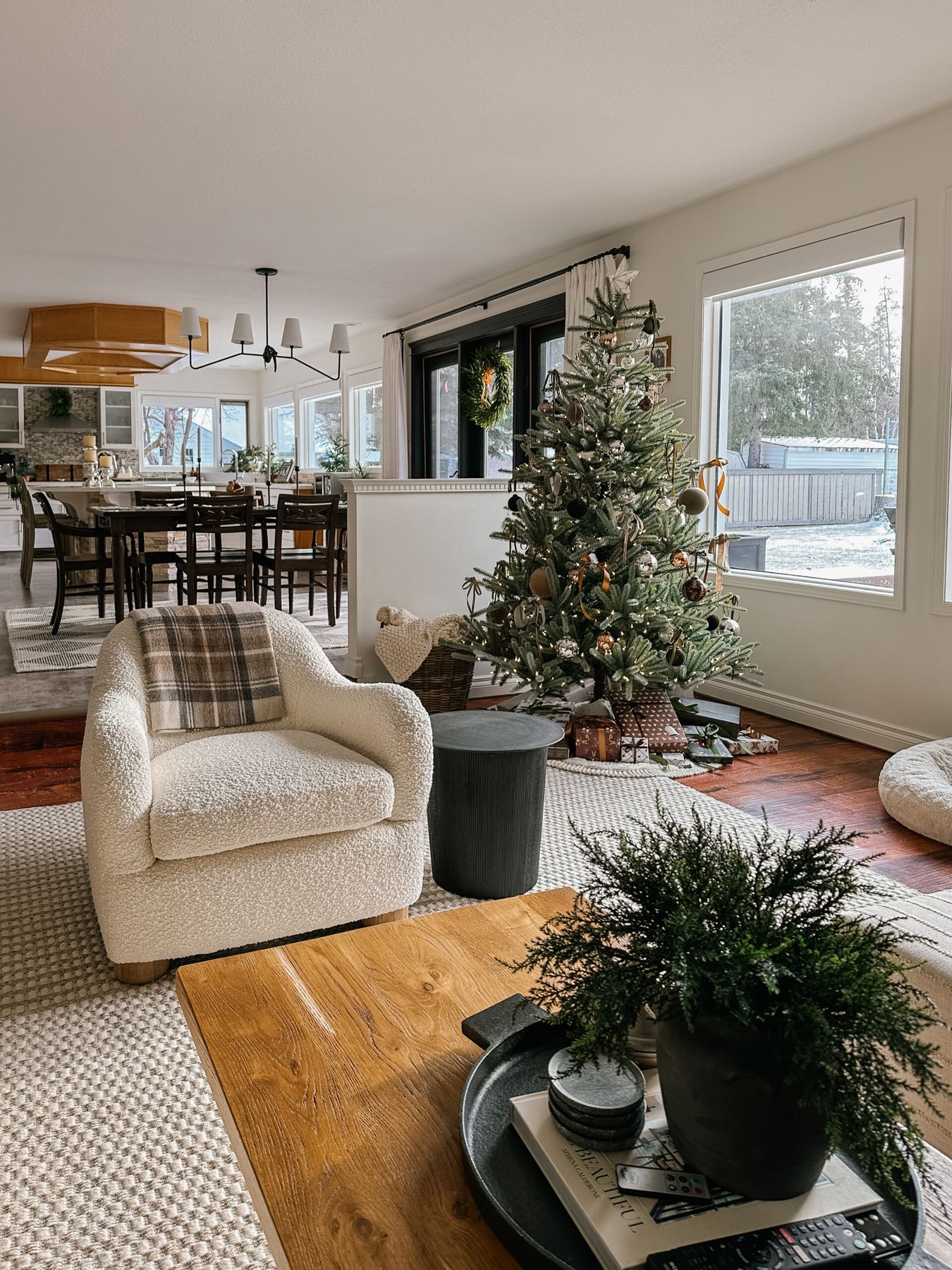 Our Simple Neutral + Moody Christmas Tree - Making it in the Mountains