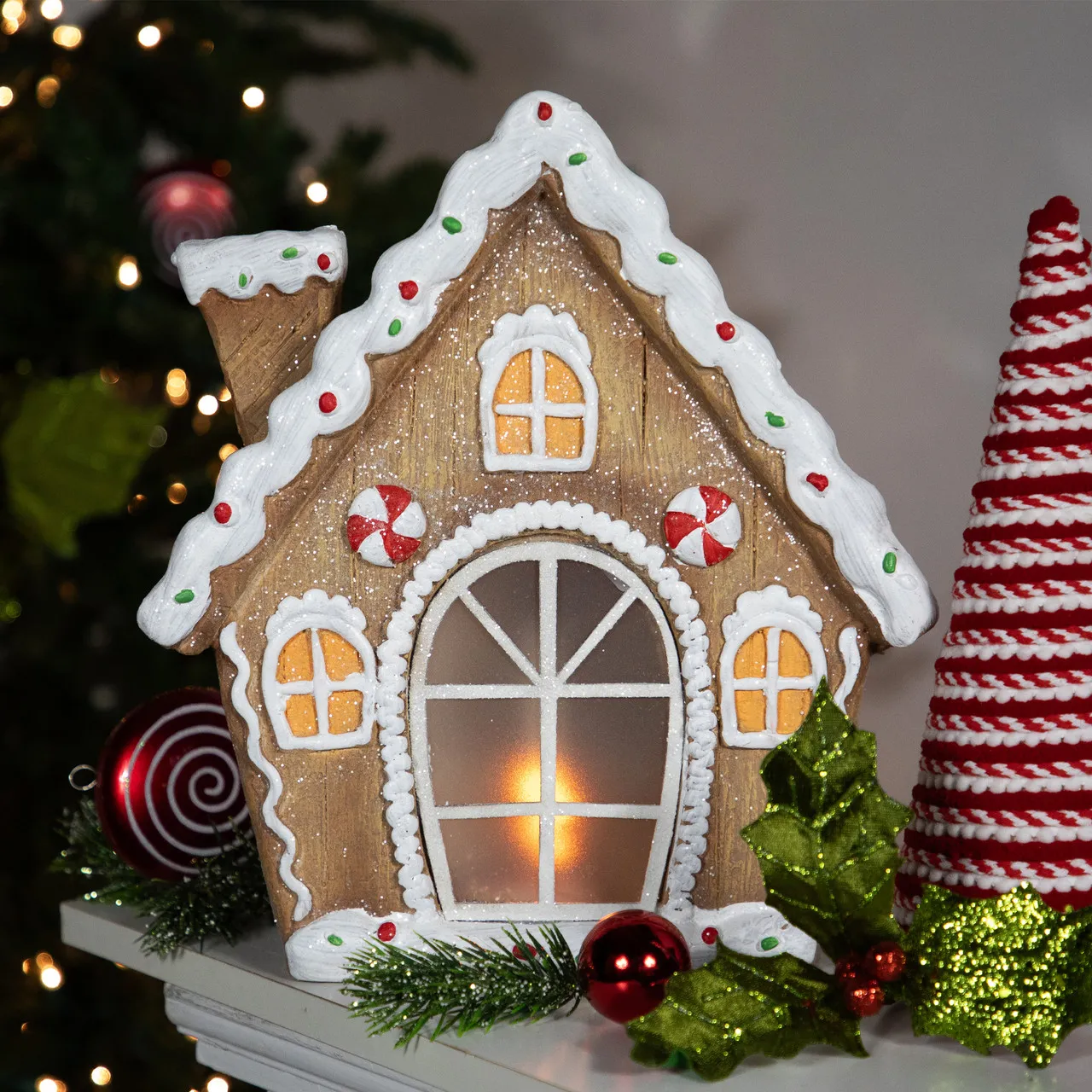 Outdoor Christmas Decorations Peppermint Christmas Lights Christmas Peppermint  Candy Outdoor Decorations 44 Inch Xmas Yard Signs