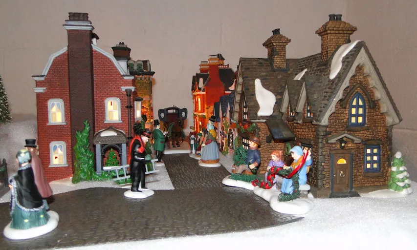 Passion for the Past: My Dept. 56 Dickens Village Display for 2011