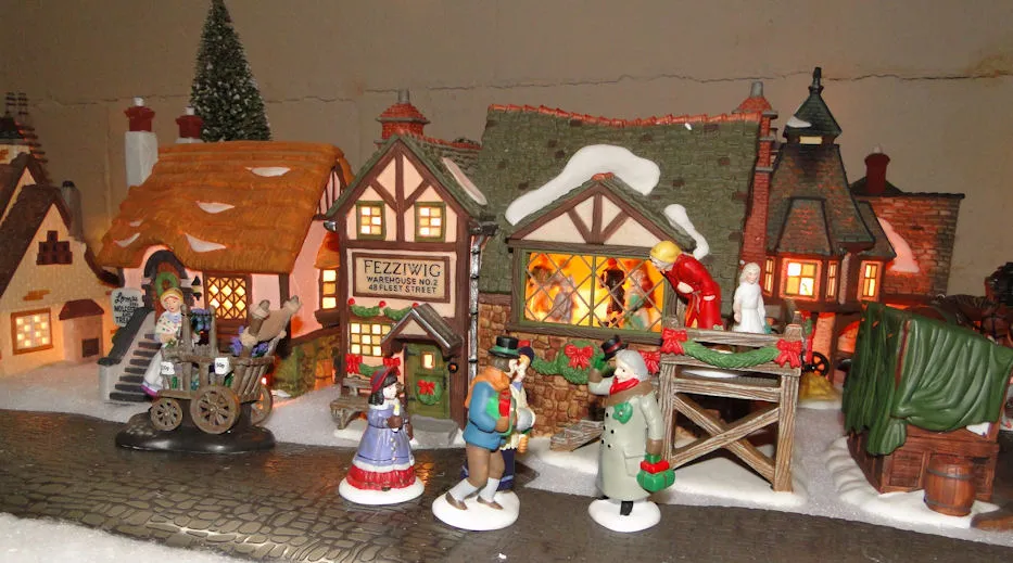 Passion for the Past: My Dept. 56 Dickens Village Display for 2011