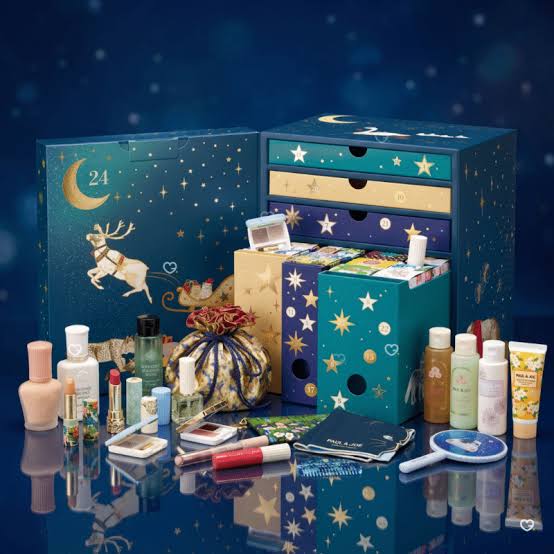 Paul And Joe Advent Calendar 2026: Navy Drawer Box & 5 Exclusives