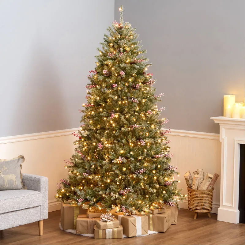 Pre-Lit Fir Christmas Tree 7.5' H