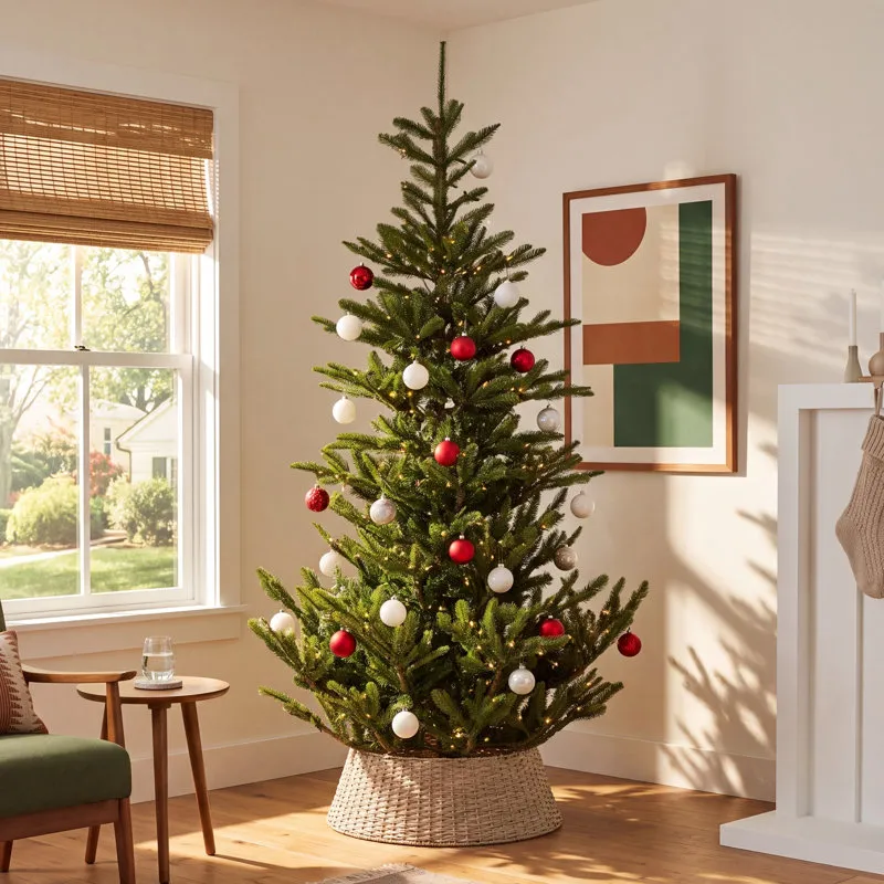 Pre-Lit Spruce Christmas Tree