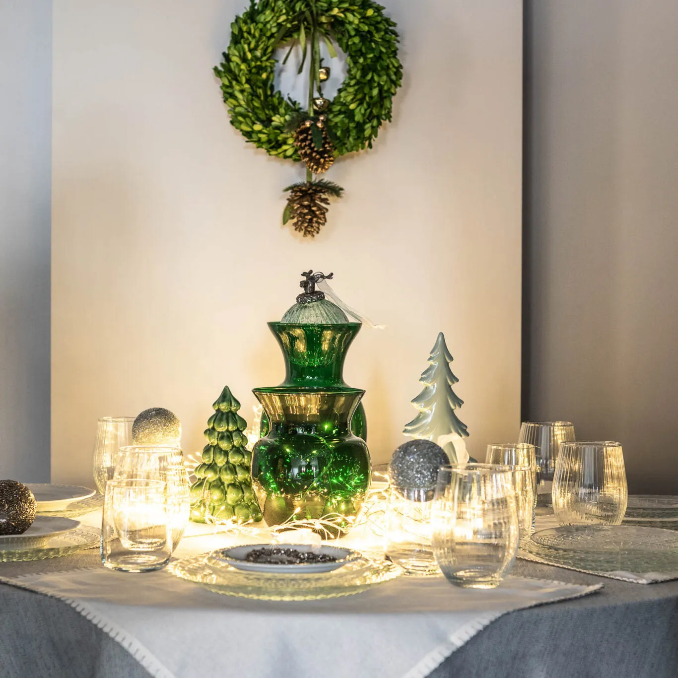 Prepare Christmas Decorations and Tableware