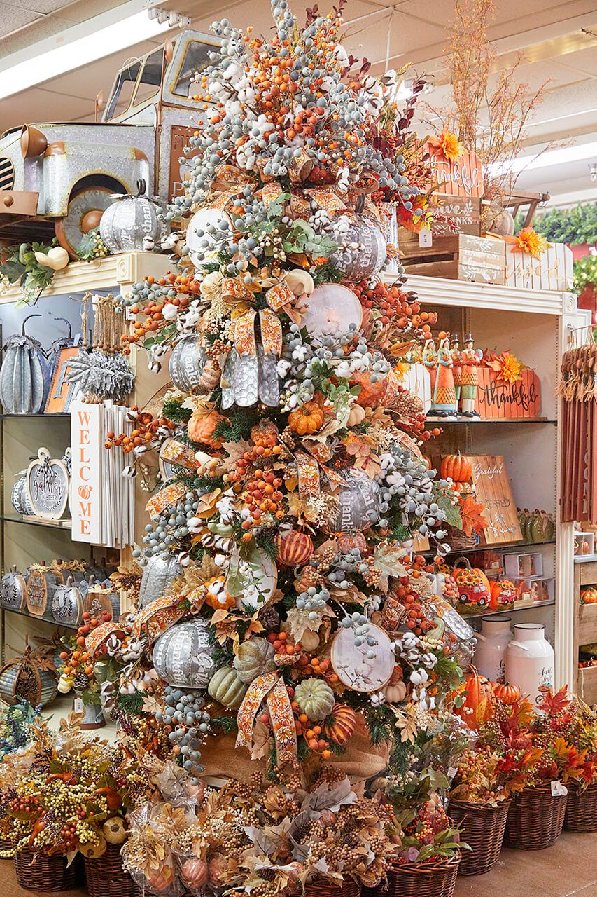 Reimagining Your Christmas Tree with Fall Decorations - Decorator's  Warehouse