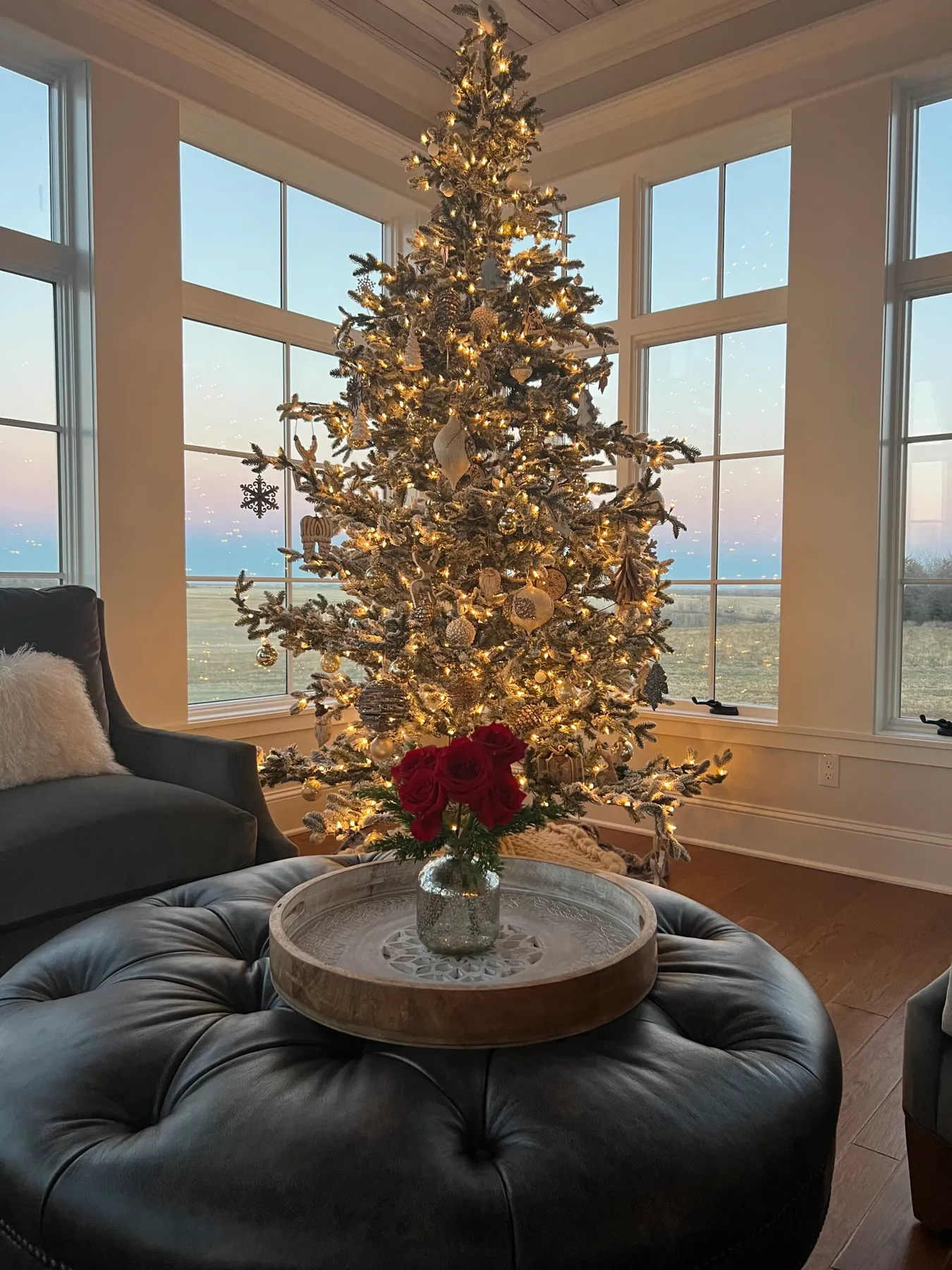 Rustic glam Christmas tree - Belbublly