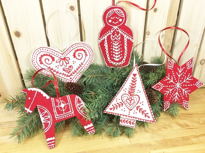 Scandinavian Christmas Ornaments - Designer Picks | Foter
