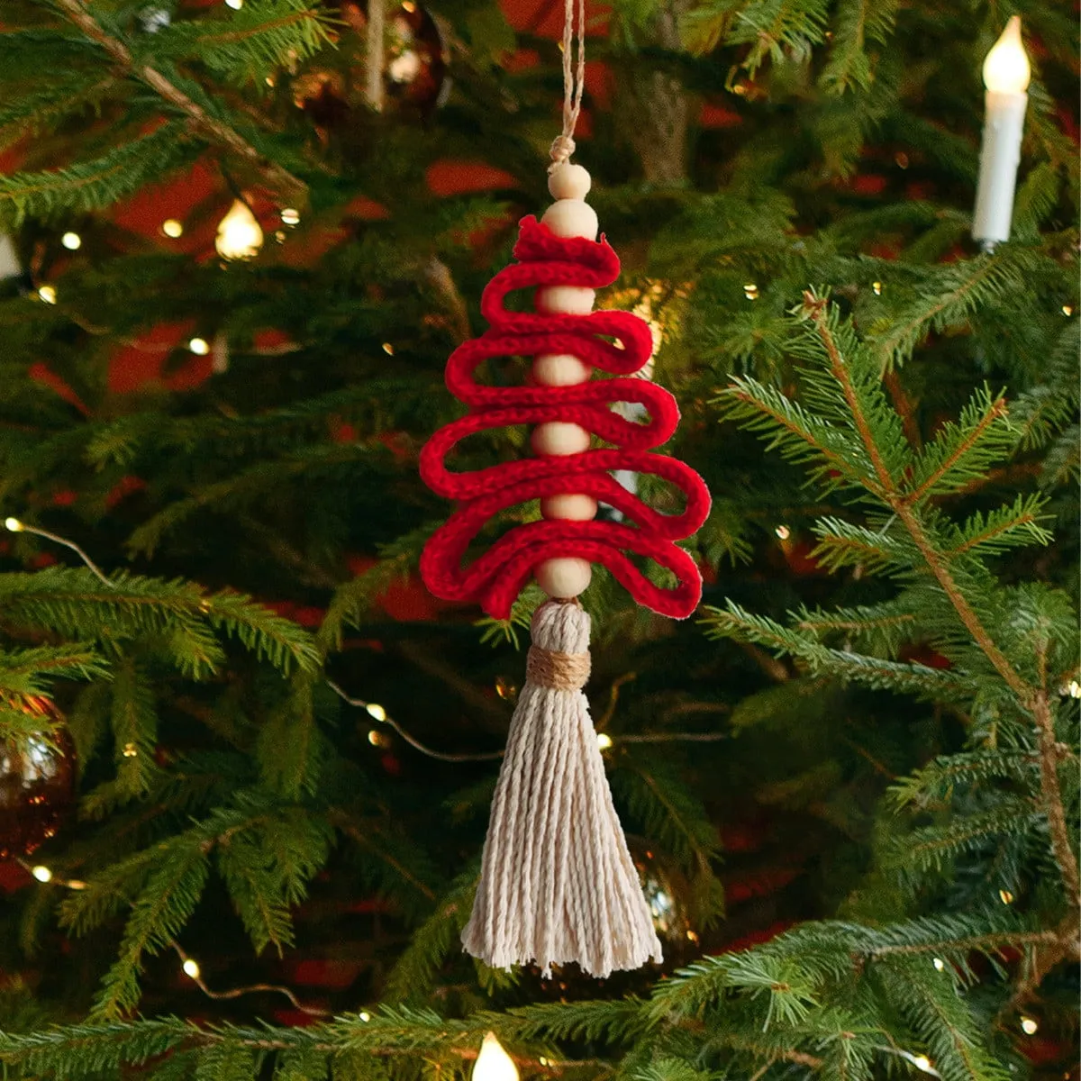 SDJMa Macrame Christmas Tree Decoration Boho Wall Cyprus | Ubuy