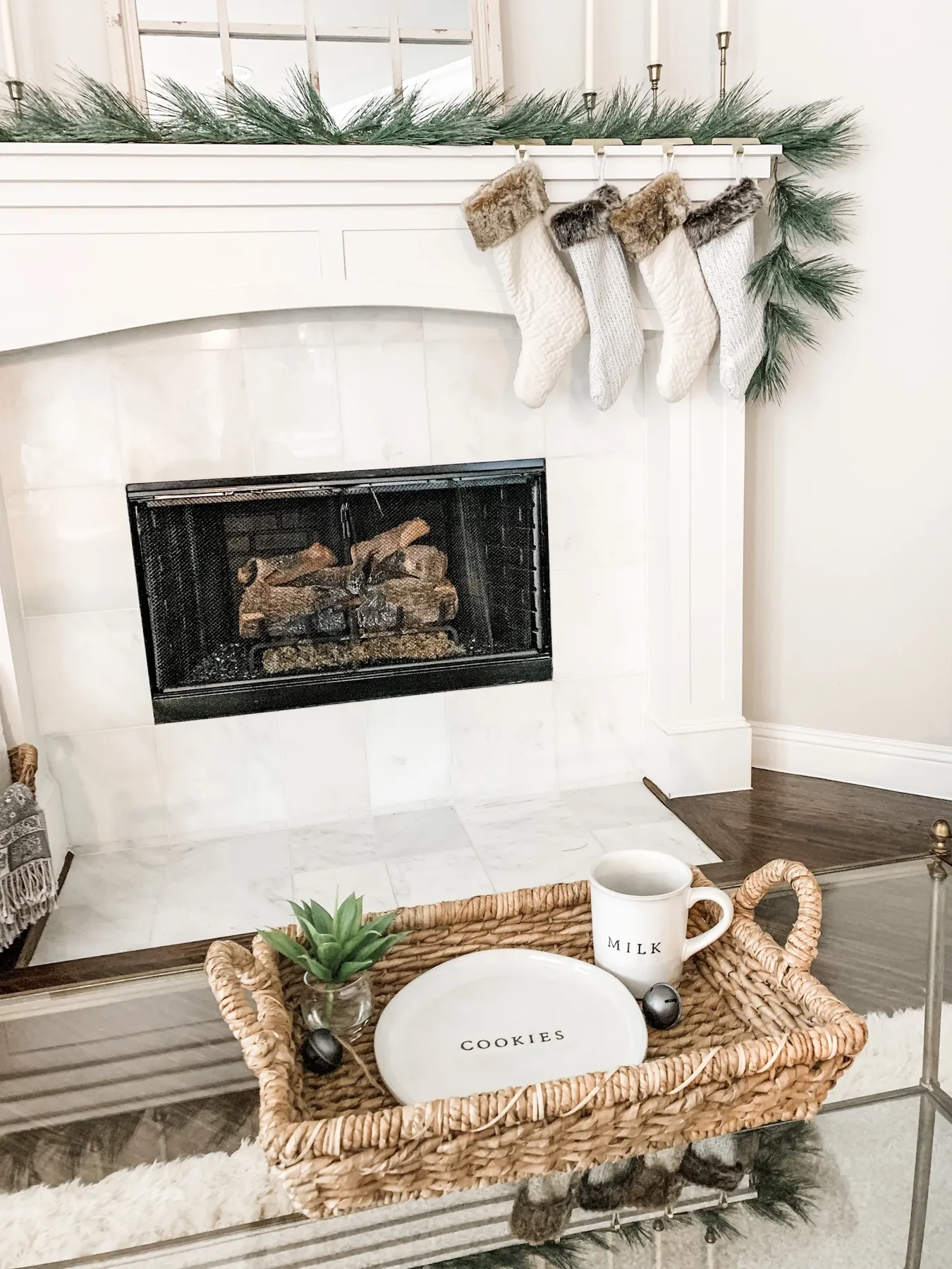 Simple and Neutral Christmas Home Decor - A Poised Perspective
