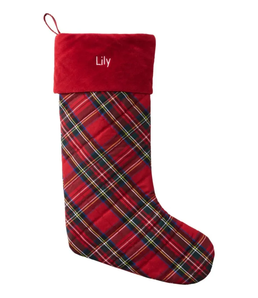 Tartan Velvet Stocking | LL-Bean-Storefront-Catalog-EN | L.L.Bean  International