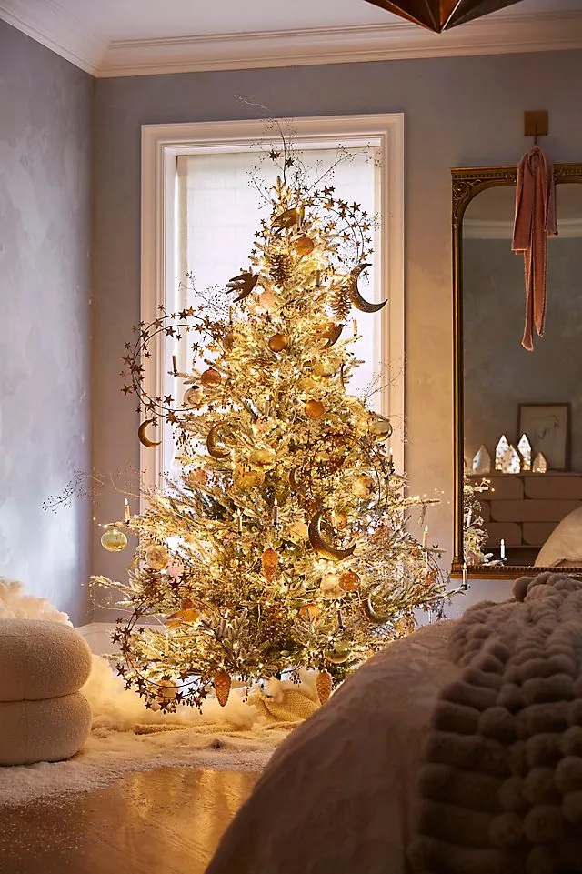 Terrain Golden Bird Ornaments, Set of 3 | AnthroHome