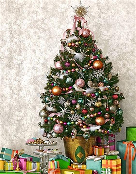 The Domestic Curator: Mini Christmas Trees, An Extra Touch