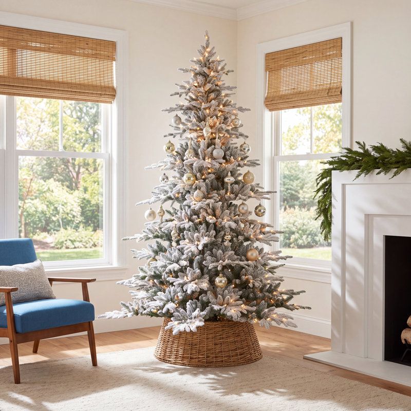 The Holiday Aisle 7.5' Pre-Lit Artificial Christmas Tree