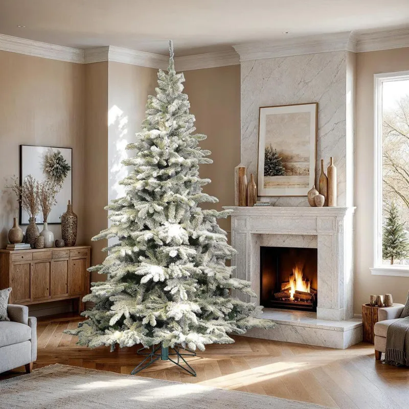 The Holiday Aisle® White Frosted Fir Christmas Tree & Reviews | Birch Lane