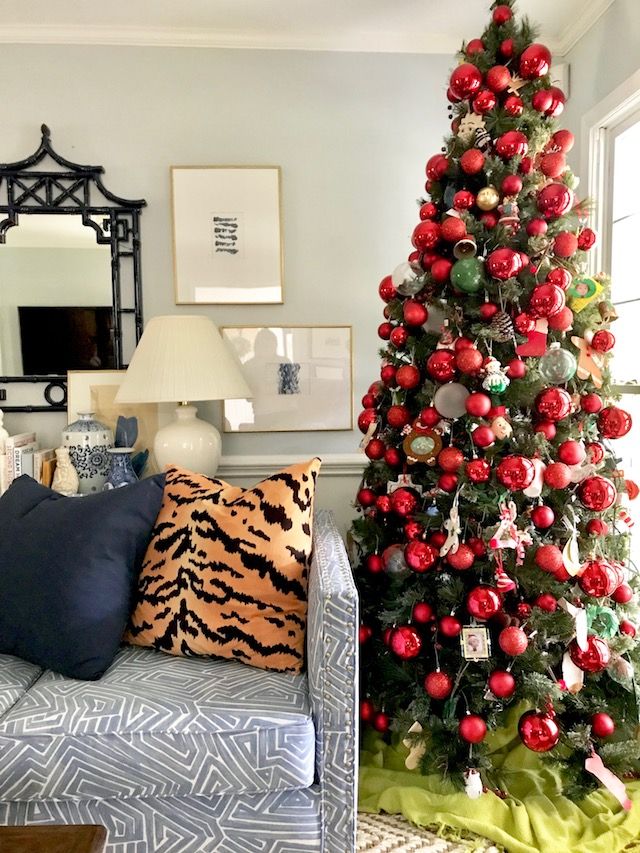 This Year's (Very Red) Christmas Tree