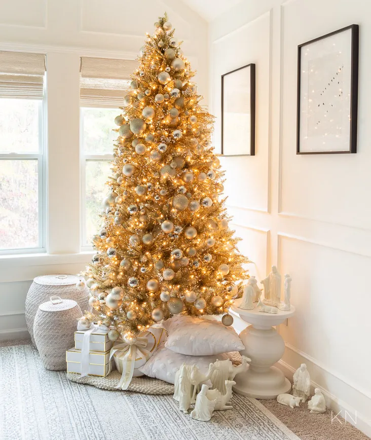 Timeless Gold 8 Ft Christmas Tree - Shrih Management