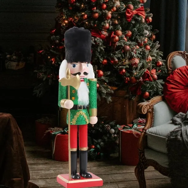 Tnarru Nutcracker Statue Christmas Figurine Gift for Table Centerpieces  Living Room Axe - Walmart.ca