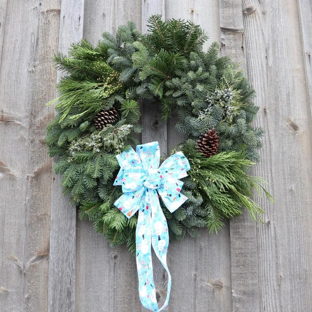 Traditional Christmas Wreath | Mount Hood Oregon – McCarthy Family Farm