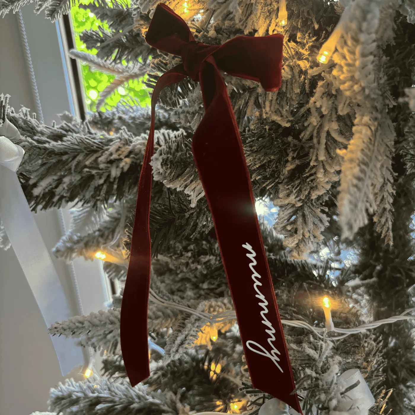Velvet Bow Christmas Tree Ornament – Lovello Design