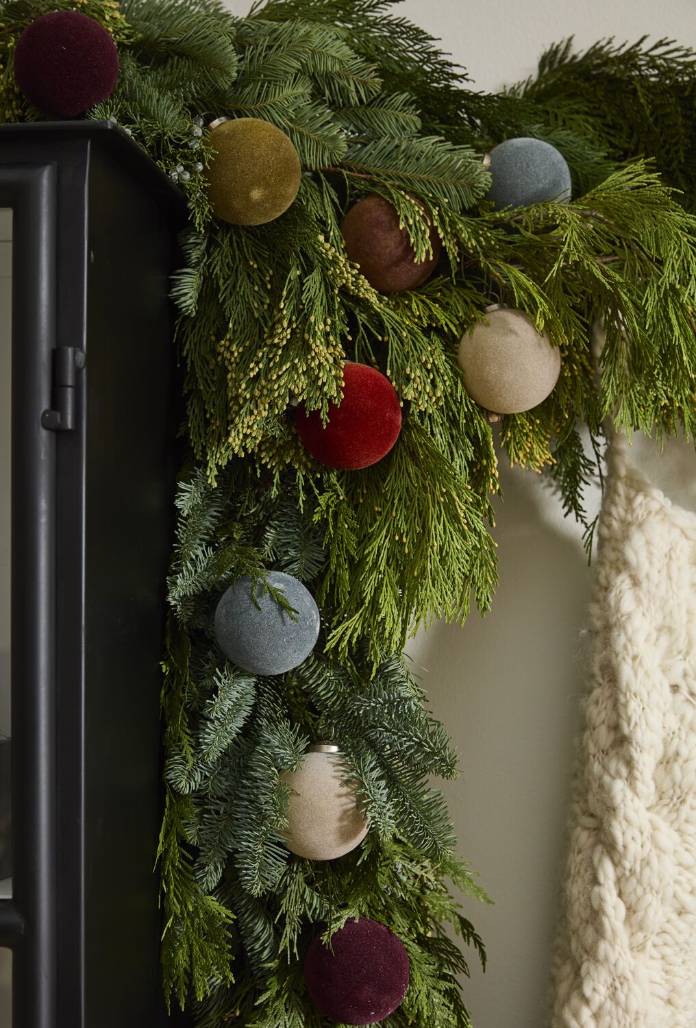 Velvet Ornament Set of 6 From Accent Decor