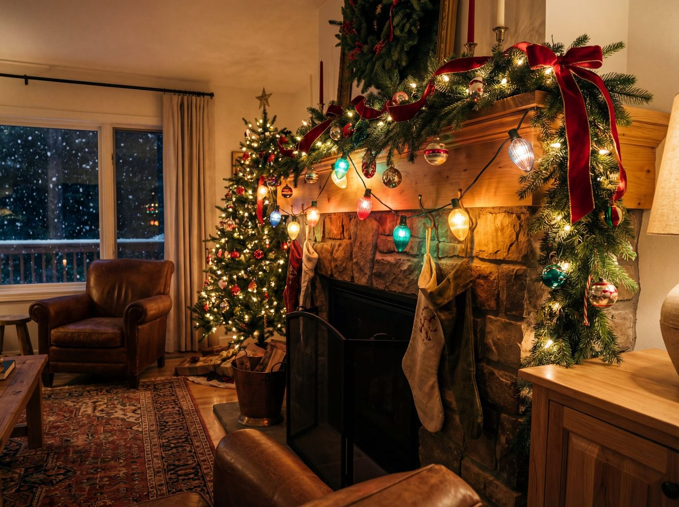 Vintage vs. Modern LED Christmas Lights – Christmas Place